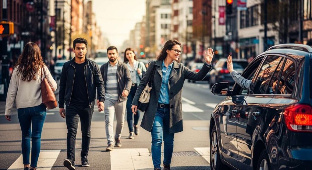 Zwaaien naar auto’s om te bedanken bij oversteken is typisch voor deze mensen